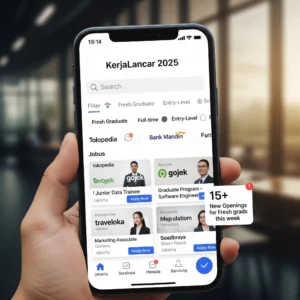 Aplikasi Lowongan Kerja Terbaik 2025 yang Sering Buka Posisi untuk Fresh Graduate