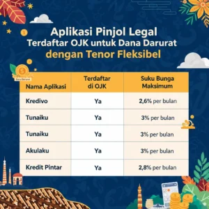 Aplikasi Pinjol Legal Terdaftar OJK untuk Dana Darurat dengan Tenor Fleksibel