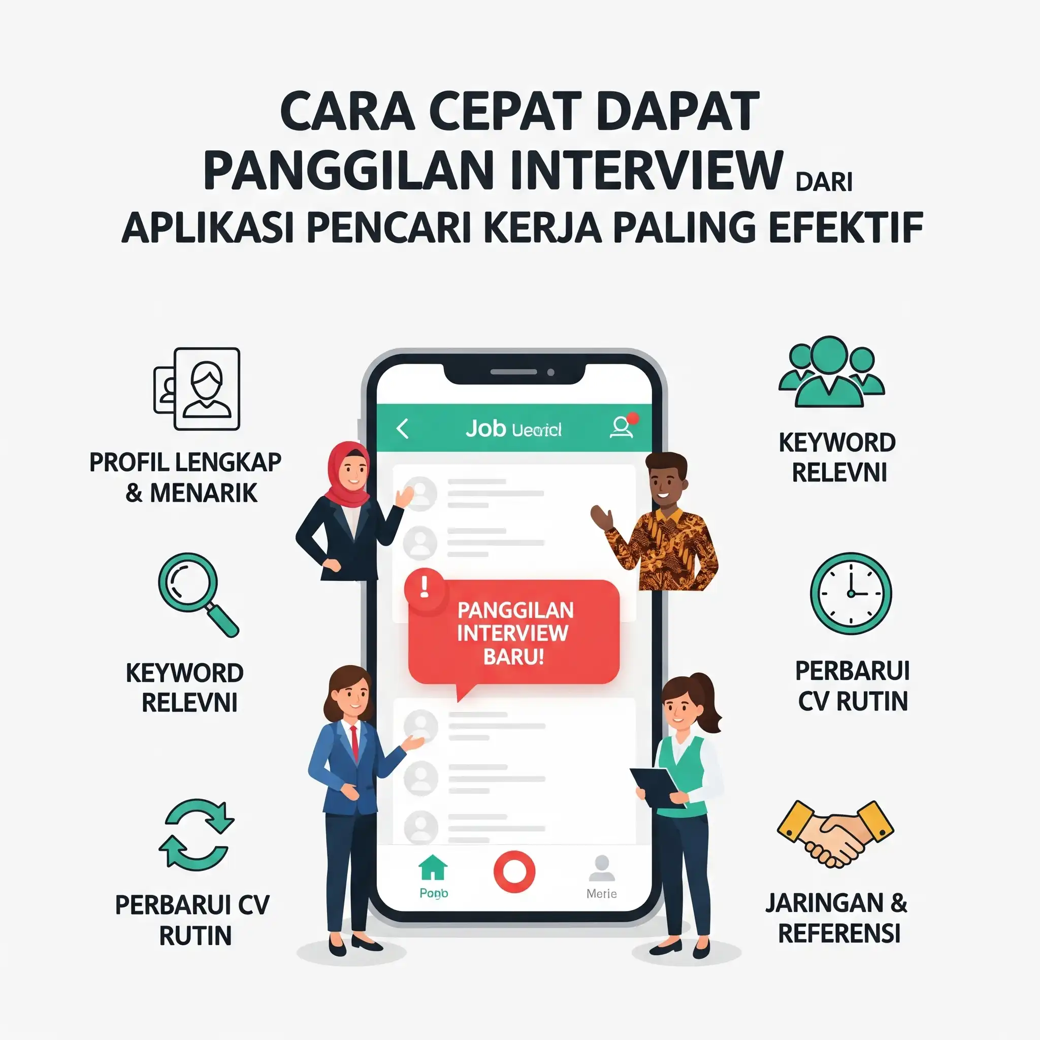 Cara Cepat Dapat Panggilan Interview dari Aplikasi Pencari Kerja Paling Efektif