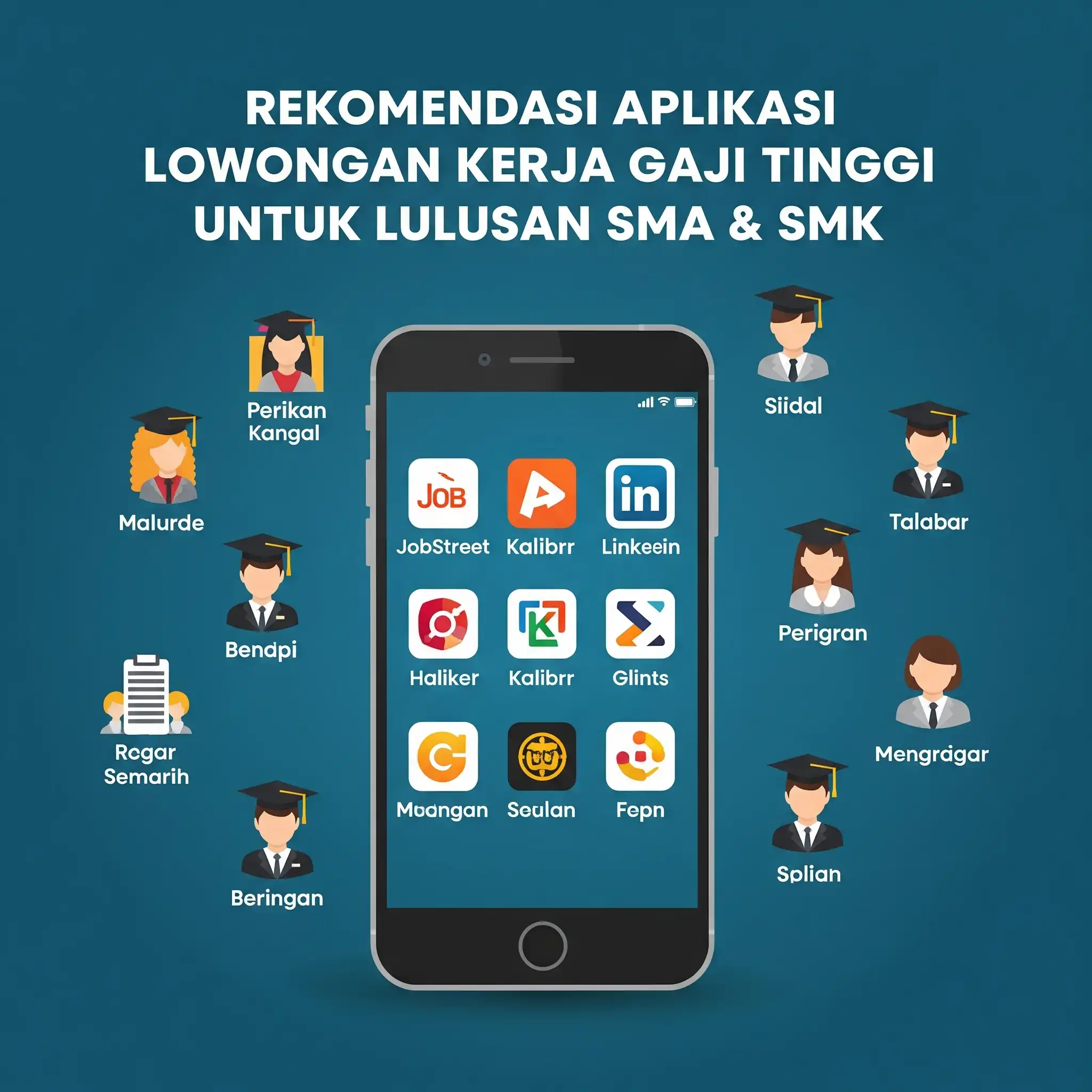 Rekomendasi Aplikasi Lowongan Kerja dengan Gaji Tinggi untuk Lulusan SMA dan SMK