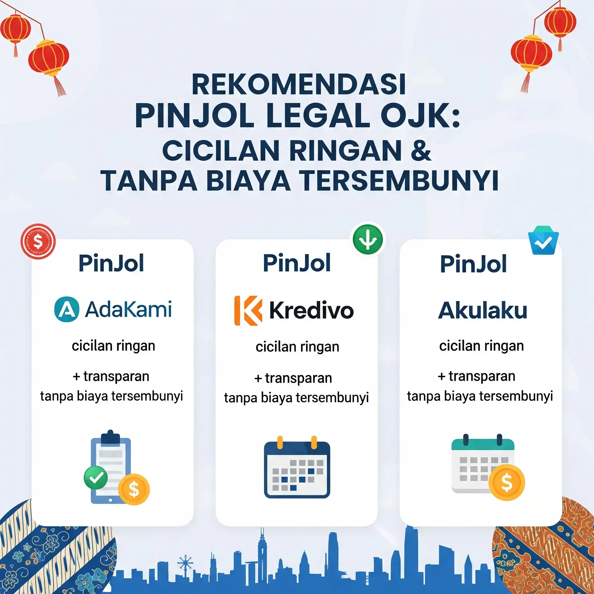 Rekomendasi Pinjol Legal OJK dengan Sistem Cicilan Ringan dan Tidak Ada Biaya Tersembunyi